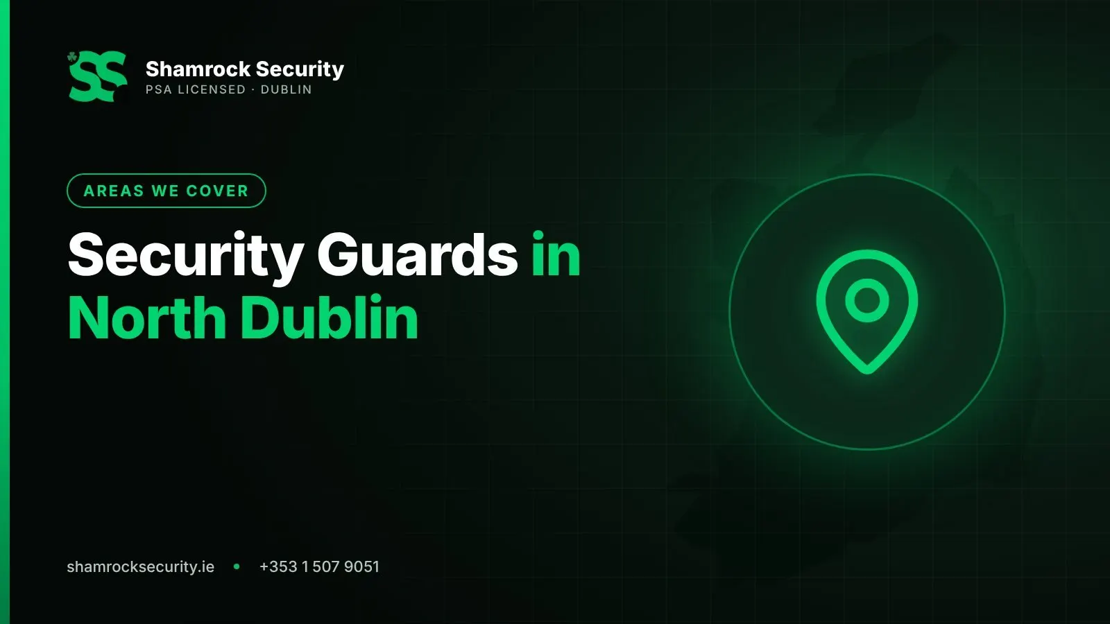 Shamrock Security graphic: Security Guards in North Dublin